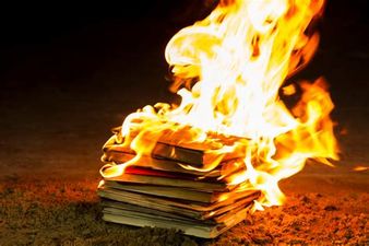 book on fire